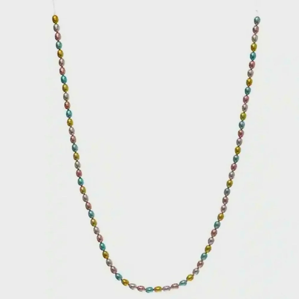 New Ashland 6ft. Easter Small Pearl Egg Garland, multi-color home decor
